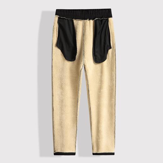 【羊羔绒】【新款DK】大依优型大码男装加绒直口直筒运动裤运动休闲长裤加肥加大弹力舒适 商品图2