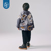 年衣童装女童外套秋冬款新款宝宝加绒夹棉外套国风夹克潮年年腾飞唐装夹克 商品缩略图4