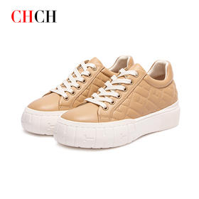 2024秋冬新品专柜同款厚底小白鞋羊皮舒适休闲运动女鞋【断码秒杀】