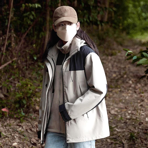 裁缝学苑AS363三防冲锋衣纸样女装防风防水外套三合一登山服样板 商品图2