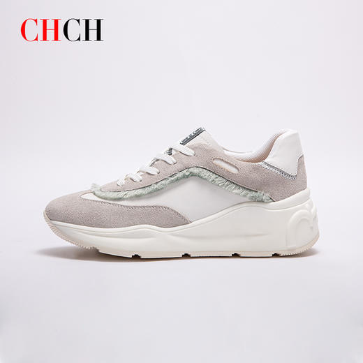 2024秋冬新品牛皮休闲运动鞋女鞋CHCH平衡鞋CO2B5131 商品图1