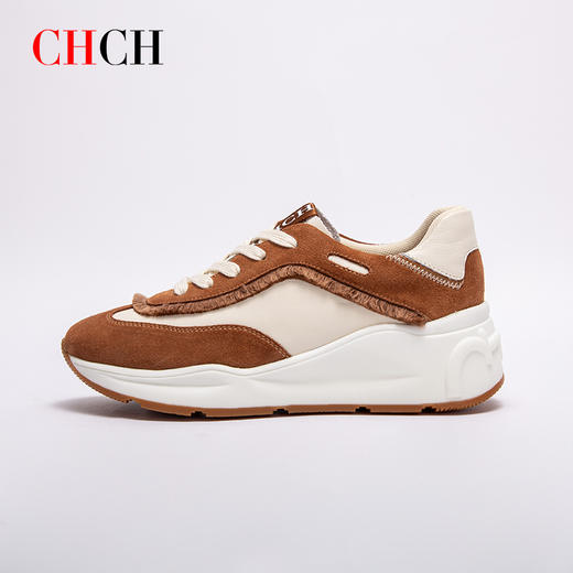 2024秋冬新品牛皮休闲运动鞋女鞋CHCH平衡鞋CO2B5131 商品图3