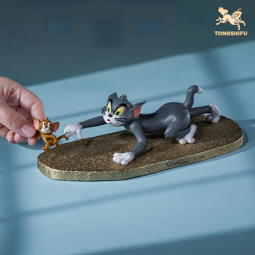 铜师傅 正版授权《猫和老鼠》F款 限量手办 桌面铜摆件家居工艺品 商品图5