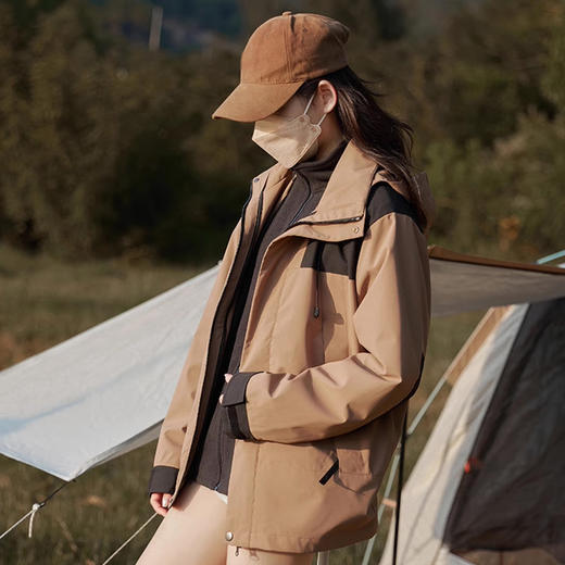 裁缝学苑AS363三防冲锋衣纸样女装防风防水外套三合一登山服样板 商品图1