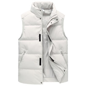 【新款DWN】大依优型大码立领羽绒马甲男士马夹加肥加大码坎肩加厚加绒保暖上衣