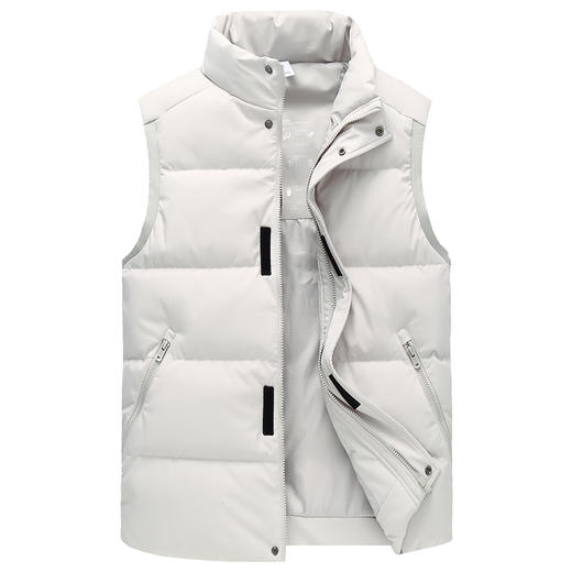 【新款DWN】大依优型大码立领羽绒马甲男士马夹加肥加大码坎肩加厚加绒保暖上衣 商品图0