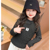 【37.9到手2件】儿童复古条纹长袖丨A类加绒加厚 休闲立领 锁温保暖 商品缩略图1