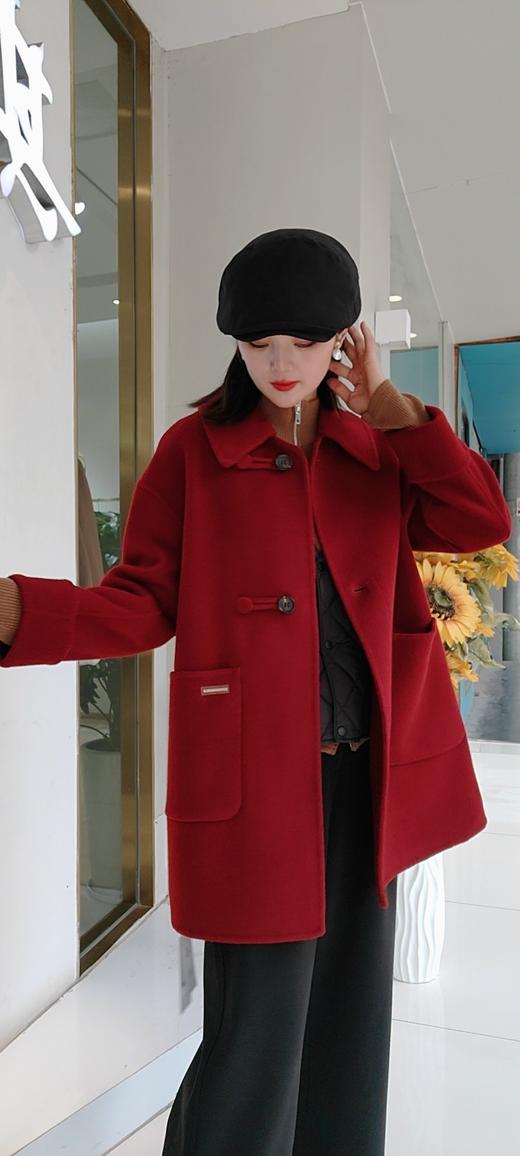 福利款480829一手长羊毛大衣 商品图2