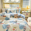 自然醒迪士尼卡通纯棉四件套100全棉床单四季被套学生宿舍床上三件套ins床笠JY 商品缩略图0