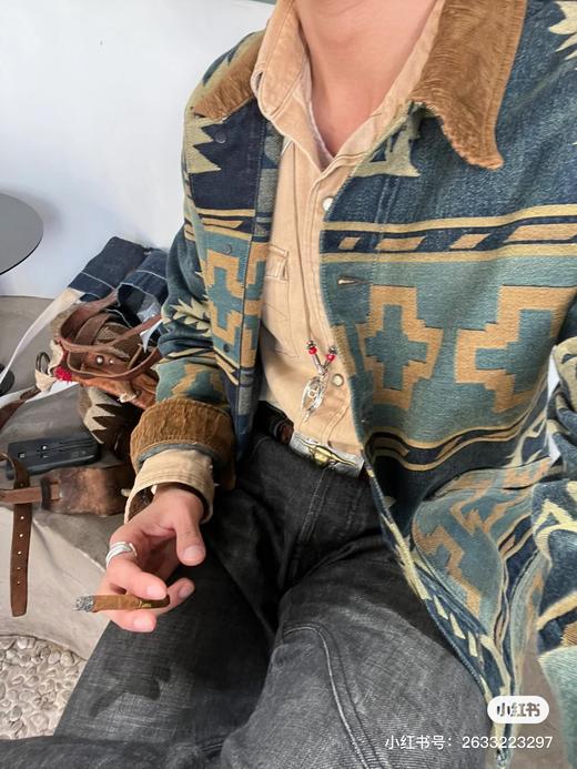 RRL 拉夫劳伦美式复古 30 周年限量款纳瓦霍西部夹克：跨越性别的时尚传奇 商品图4