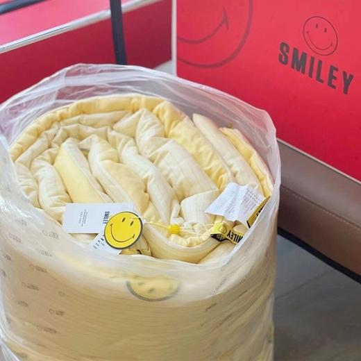 【双十一团】法国SMILEY笑脸被秋冬保暖亲肤抑菌被褥黄色云朵纯棉被子礼盒装XHR 商品图3