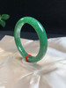 611531，53 浓绿底满色手镯，9-8mm，满圈带浓绿底，干净秀气 商品缩略图2