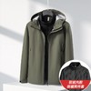 【可拆卸羽绒内胆】【新款DK】大依优型大码三合一鸭绒羽绒服内胆可拆卸帽冲锋衣外套男宽松加肥加大码上衣夹克户外衣两件套 商品缩略图0