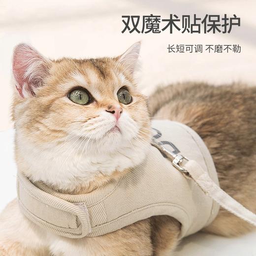 宠物用品-猫咪牵引绳防挣脱猫背带四季通用透气宠物胸背带 商品图1