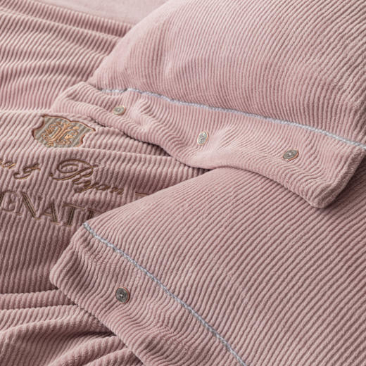 多喜爱-暖绒四件套<亚托克斯粉/蓝> 商品图3