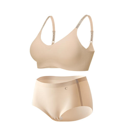 【新品福利！买内衣送同款一片式运动内裤】少女般的支撑，轻松聚拢提拉；宛如魔法，反重力体验。果冻侧收，收拢副乳，全罩杯包裹，加高宽侧比。穿上它，你将重新发现自己的胸型，运动、日常两不误。 商品图5