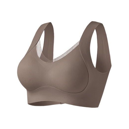 秋冬新品【美背无痕，V领锁骨！】高品质无痕内衣，防走光固定杯，清新磨毛，凸显曲线，美背塑形，无痕防走光。柔软提拉，稳稳不跑杯，让你青春不散场！ 商品图6