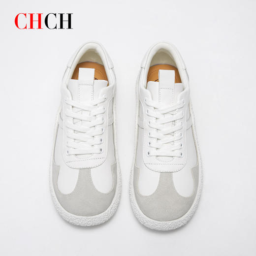 CHCH平衡鞋2024秋冬新品牛皮系带运动休闲鞋板鞋女鞋CO2B5161 商品图2