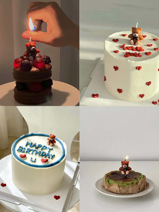 可爱【小熊蜡烛】 商品图1