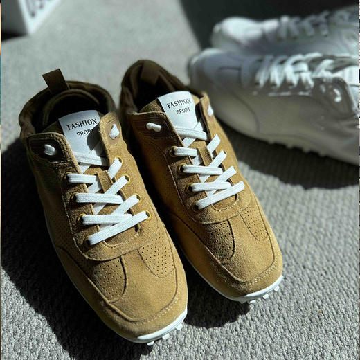 【顺丰包邮】84908 洛诗琳时髦与舒适共存羊京and牛皮德训鞋0155 商品图2