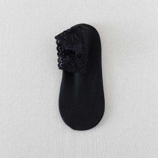 TZW-袜子女秋冬保暖加厚防滑蕾丝短筒松口秋季月子袜雪地袜地板袜 商品图9