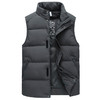 【新款DWN】大依优型大码立领羽绒马甲男士马夹加肥加大码坎肩加厚加绒保暖上衣 商品缩略图4