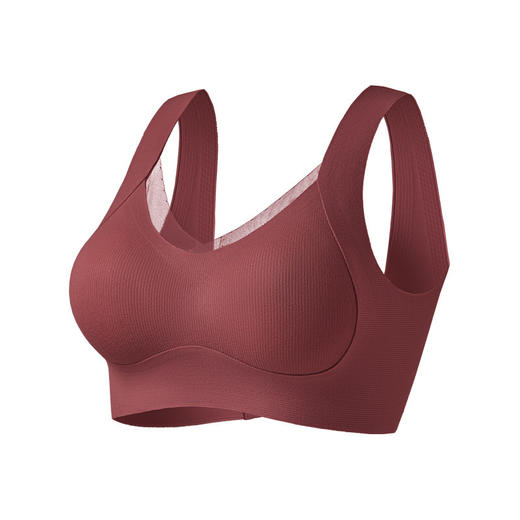 秋冬新品【美背无痕，V领锁骨！】高品质无痕内衣，防走光固定杯，清新磨毛，凸显曲线，美背塑形，无痕防走光。柔软提拉，稳稳不跑杯，让你青春不散场！ 商品图7