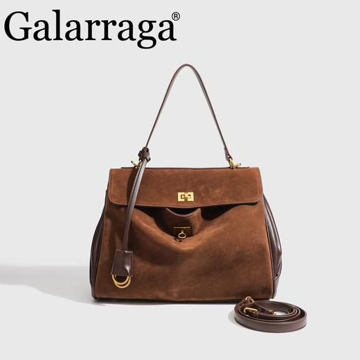 【双旦特惠 明星同款 Galarraga】25年新款麂皮绒凯莉托特包BP0046 商品图2