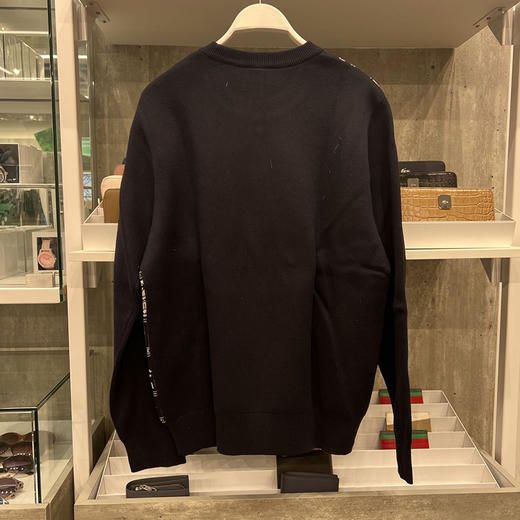 Lacoste/法国鳄鱼 男L!VE复古提花保暖套头长袖毛衣针织衫AH3289 商品图1