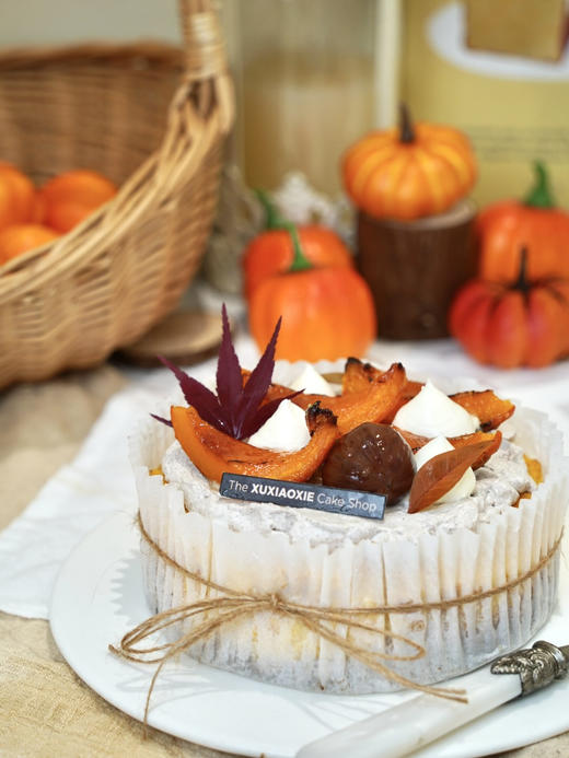 【南瓜巴斯克】黄油饼底+kiri奶油与南瓜的融合+奥利奥咸奶油的碰撞~ 商品图5