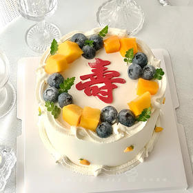 【寿山福海】新鲜水果-祝寿生日蛋糕