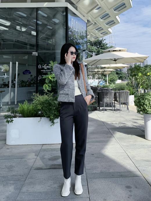 腰镶嵌白边小西裤9521100033 商品图2