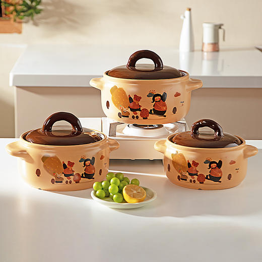 摩登主妇砂锅煲家用耐高温干烧不裂陶瓷锅燃气灶专用炖汤煲汤砂锅 商品图4