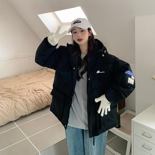 【加厚面包服短款】羽绒棉衣棉服女 韩版宽松秋冬季外套 棉袄大码棉衣 商品图7