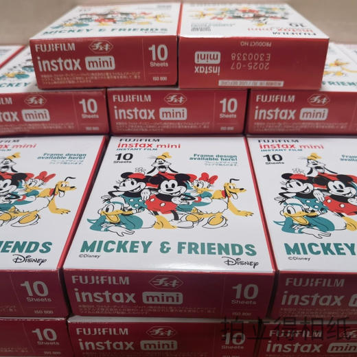 mini米奇3寸相纸1盒10张，多盒便宜，日期新鲜，现货速发，富士所有mini系列相机通用 商品图5