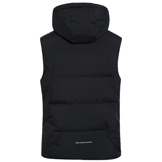 【可拆卸帽】【新款DWN】大依优型大码连帽羽绒马甲男士马夹加肥加大码坎肩加厚加绒保暖上衣 商品图4