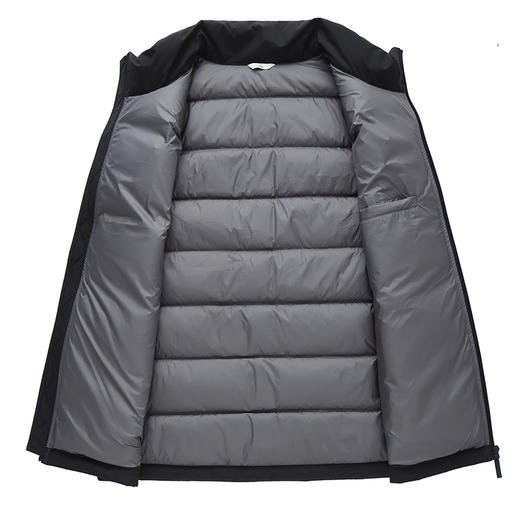 【新款DWN】大依优型大码立领羽绒马甲男士马夹加肥加大码坎肩加厚加绒保暖上衣 商品图4