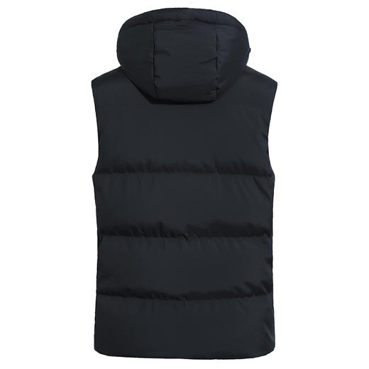 【可拆卸帽】【新款DWN】大依优型大码连帽羽绒马甲男士马夹加肥加大码坎肩加厚加绒保暖上衣 商品图1