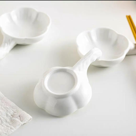 瓷器砚台墨碟小碟子调色盘文房四宝陶瓷墨碟（颜色随机） 商品图1