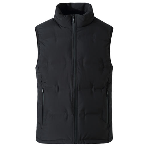 【新款DWN】大依优型大码立领羽绒马甲男士马夹加肥加大码坎肩加厚加绒保暖上衣 商品图1