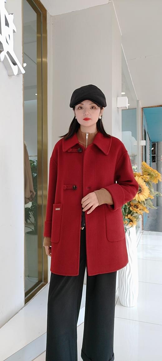 福利款480829一手长羊毛大衣 商品图4