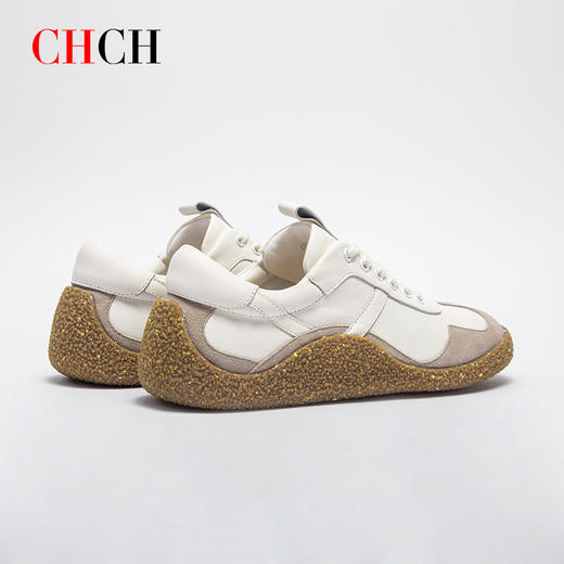 CHCH平衡鞋2024秋冬新品牛皮系带运动休闲鞋板鞋女鞋CO2B5161 商品图4