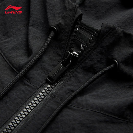 李宁反伍BADFIVE防晒抗菌运动风衣男子24秋季新款宽松撞色外套AFDU211 商品图4