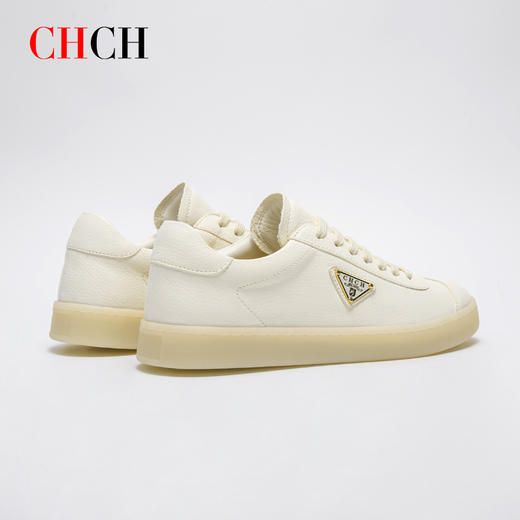 CHCH平衡鞋2024秋冬新品牛皮软底减龄时尚小白鞋CO2B5201 商品图3
