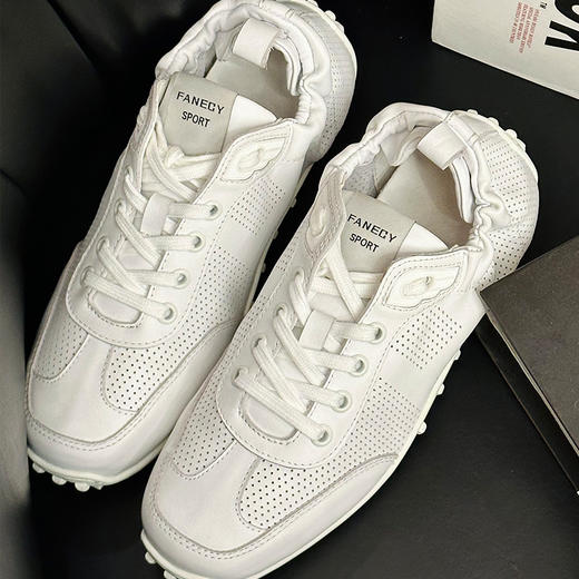 【顺丰包邮】84908 洛诗琳时髦与舒适共存羊京and牛皮德训鞋0155 商品图4