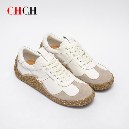 CHCH平衡鞋2024秋冬新品牛皮系带运动休闲鞋板鞋女鞋CO2B5161 商品图3
