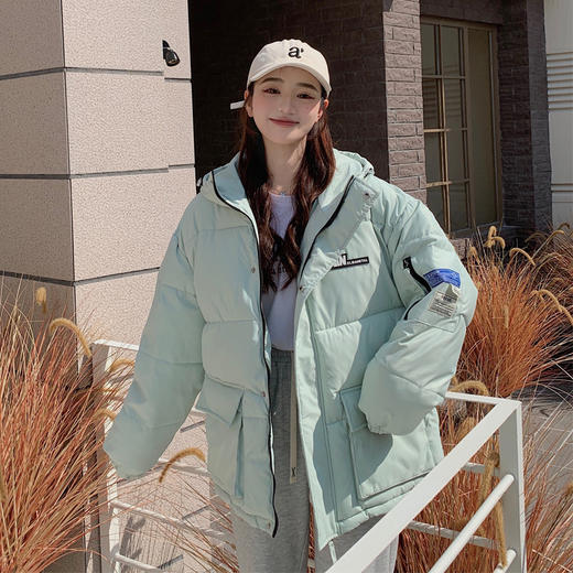 【加厚面包服短款】羽绒棉衣棉服女 韩版宽松秋冬季外套 棉袄大码棉衣 商品图3