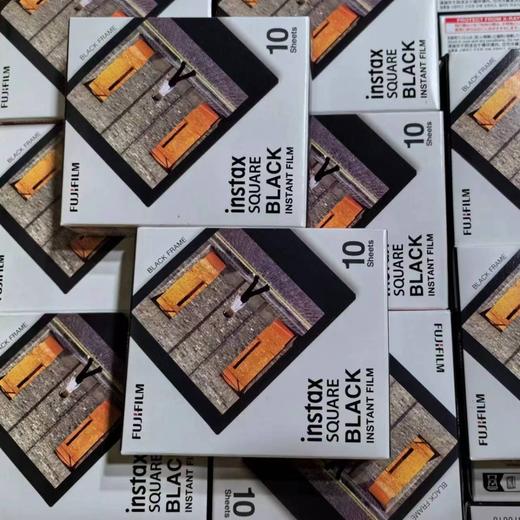 SQ方形黑边4寸相纸1盒10张，多盒便宜，日期新鲜，现货速发，富士所有SQ系列相机通用 商品图3