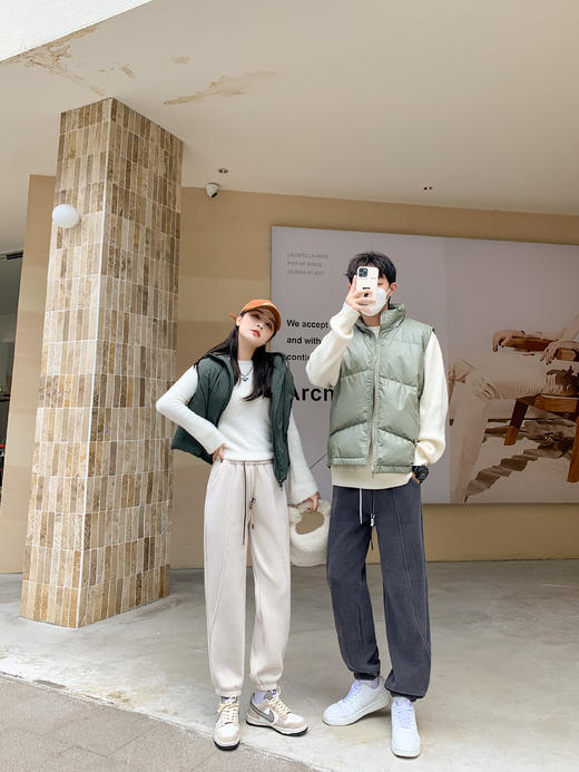 【YW】无忧购韩版秋冬澳绒加厚沐绒棉情侣休闲云感卫裤8812#女/8815#男（截单后7天发货)25年清仓捡漏 商品图10