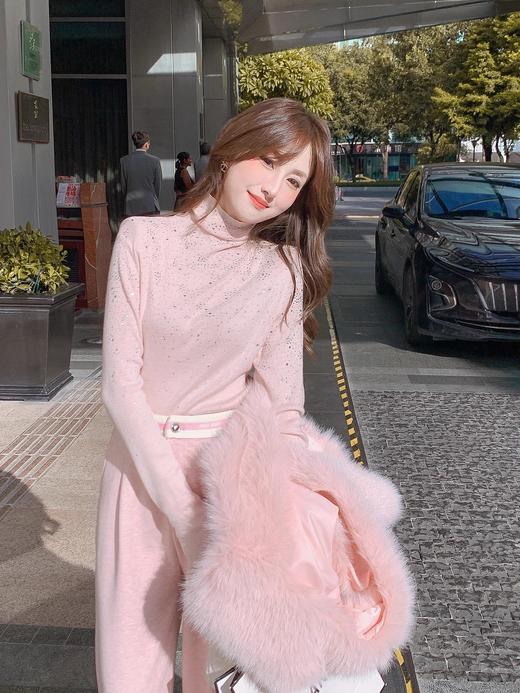 张心子【北海道初雪】秋冬气质名媛风环保毛马甲 U2410089 商品图9